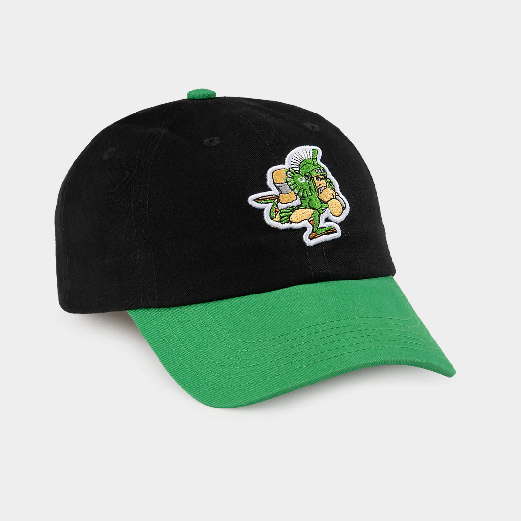 Michigan State Running Sparty Two-Tone Dad Hat - Image 2