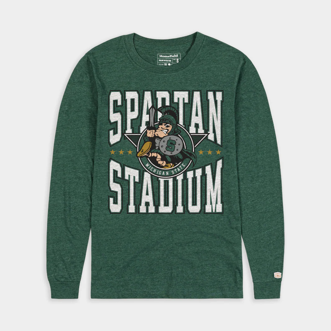 Michigan State Spartan Stadium Long Sleeve