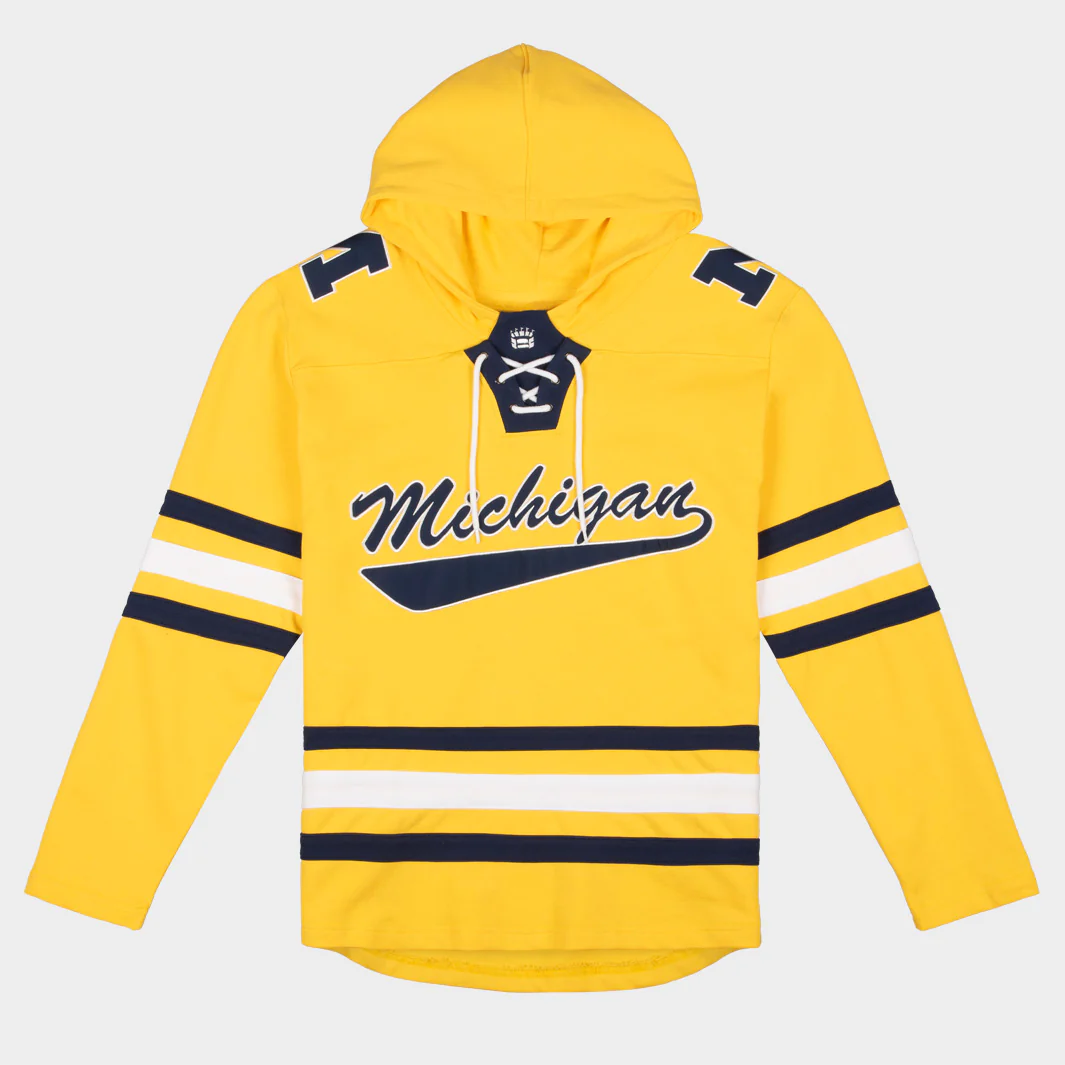 Michigan Wolverines Hockey Rinkside Hoodie