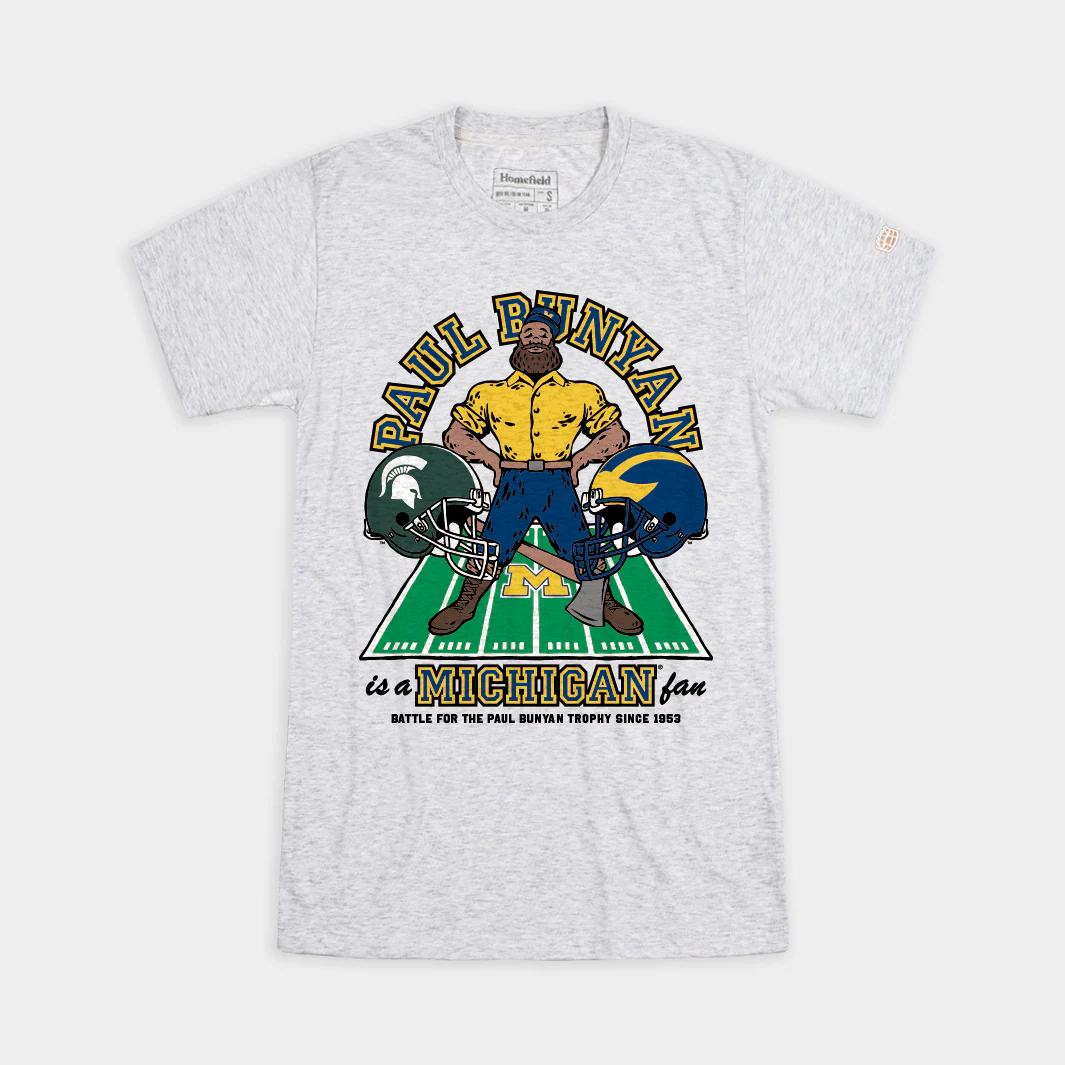 Michigan Wolverines Paul Bunyan Rivalry Tee