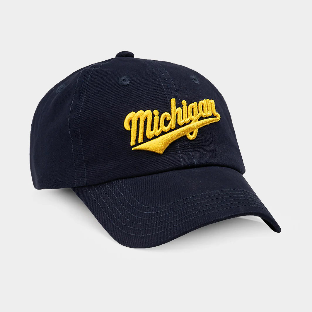 Michigan Wolverines Script Dad Hat - Image 2