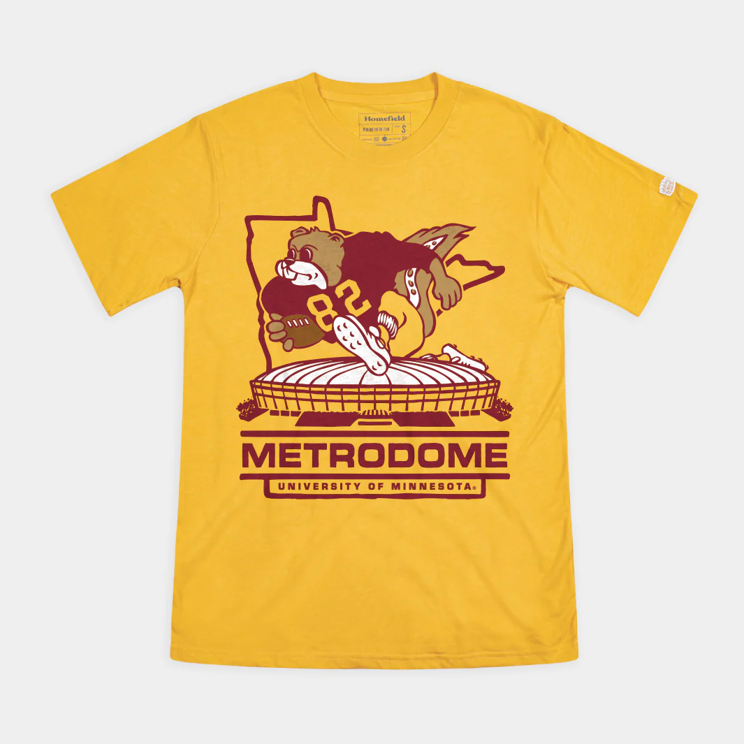 Minnesota Football Metrodome Retro Tee