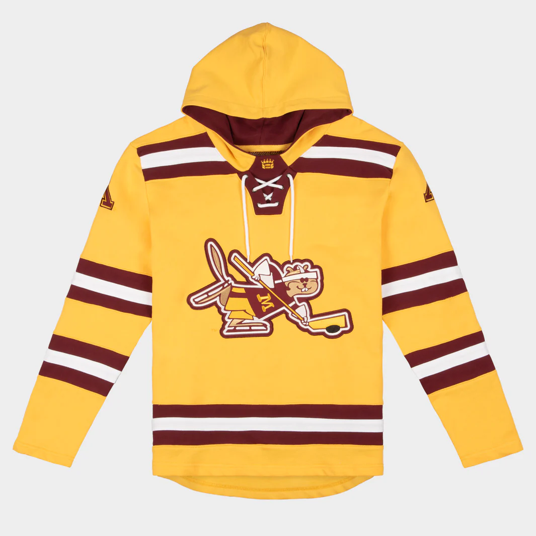 Minnesota Skating Goldy Hockey Rinkside Hoodie