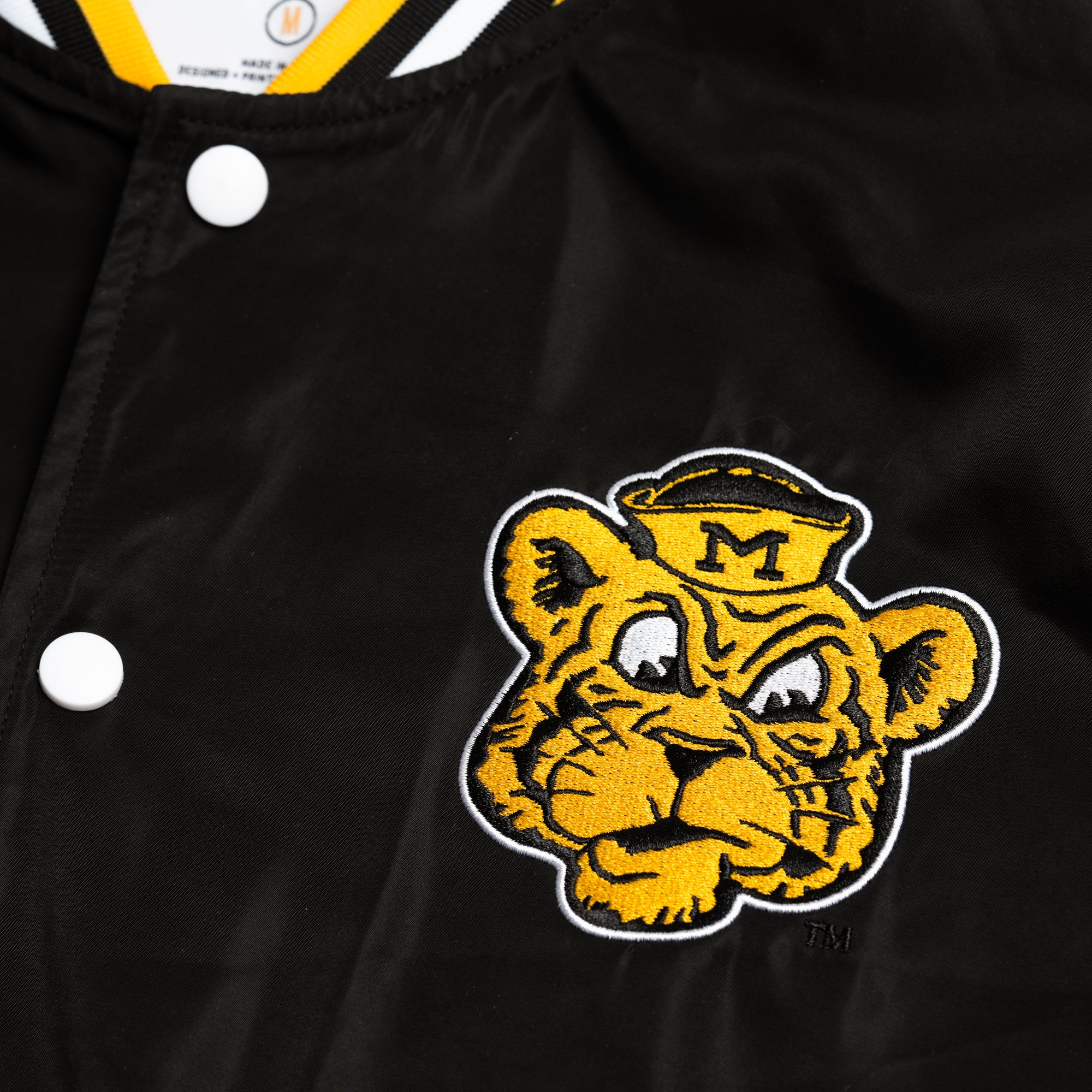 Missouri Tigers Vintage Mizzou Script Bomber Jacket - Image 4