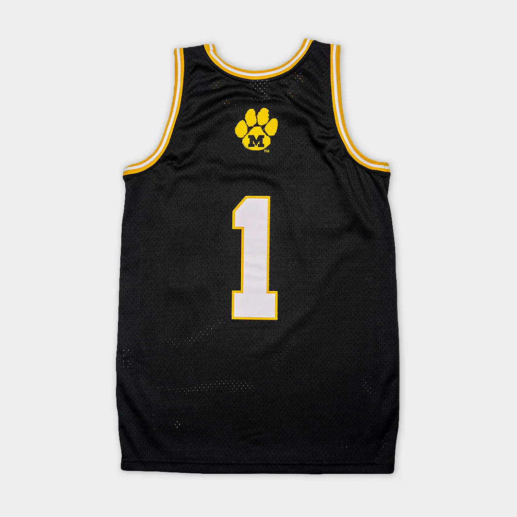Mizzou Men's Basketball 1986-87 Vintage Jersey - Image 2