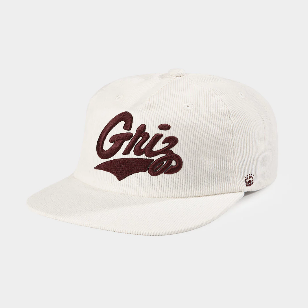 Montana Grizzlies "Griz" Script Corduroy Hat
