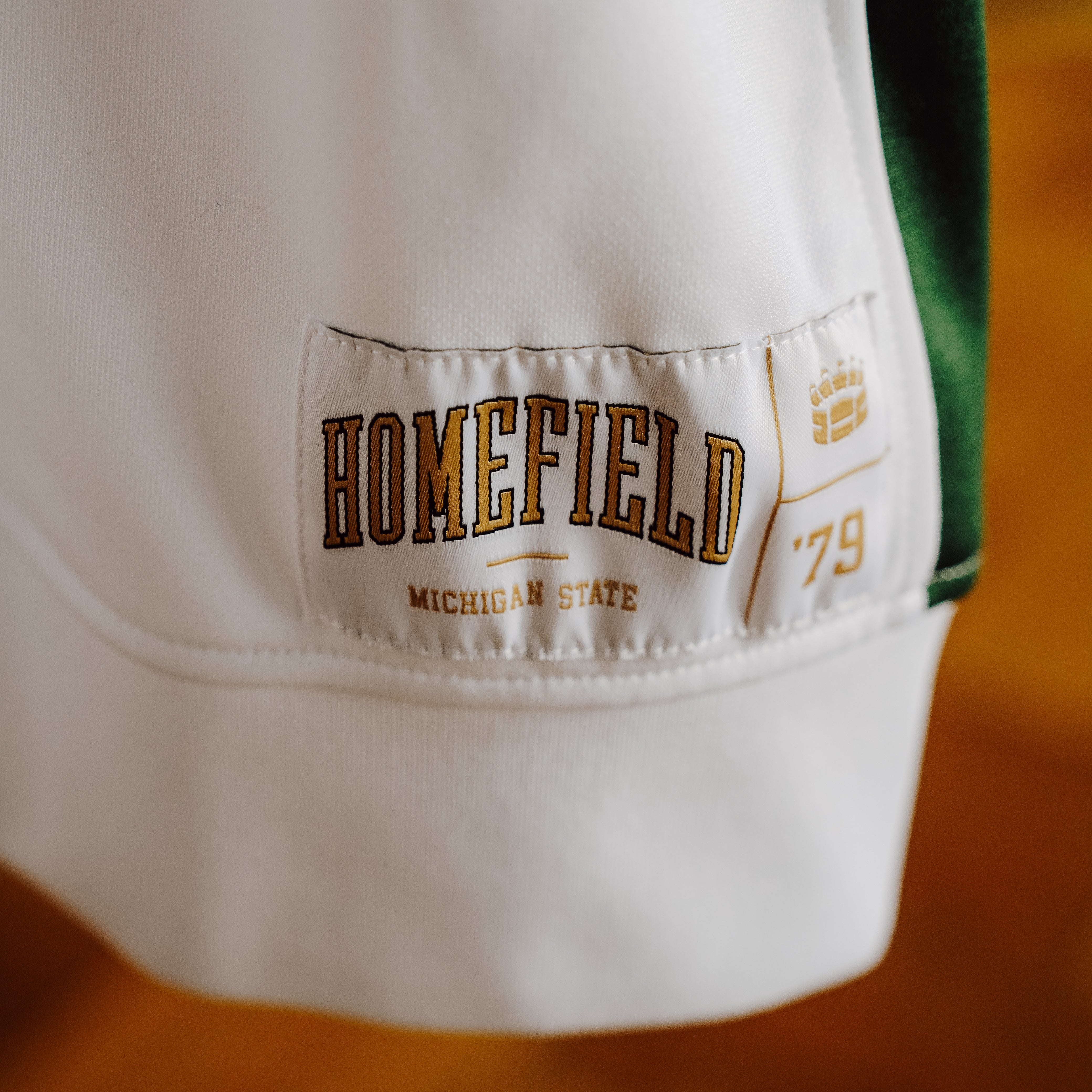 MSU Spartans Basketball Vintage Warmup Shooting Shirt - Image 5