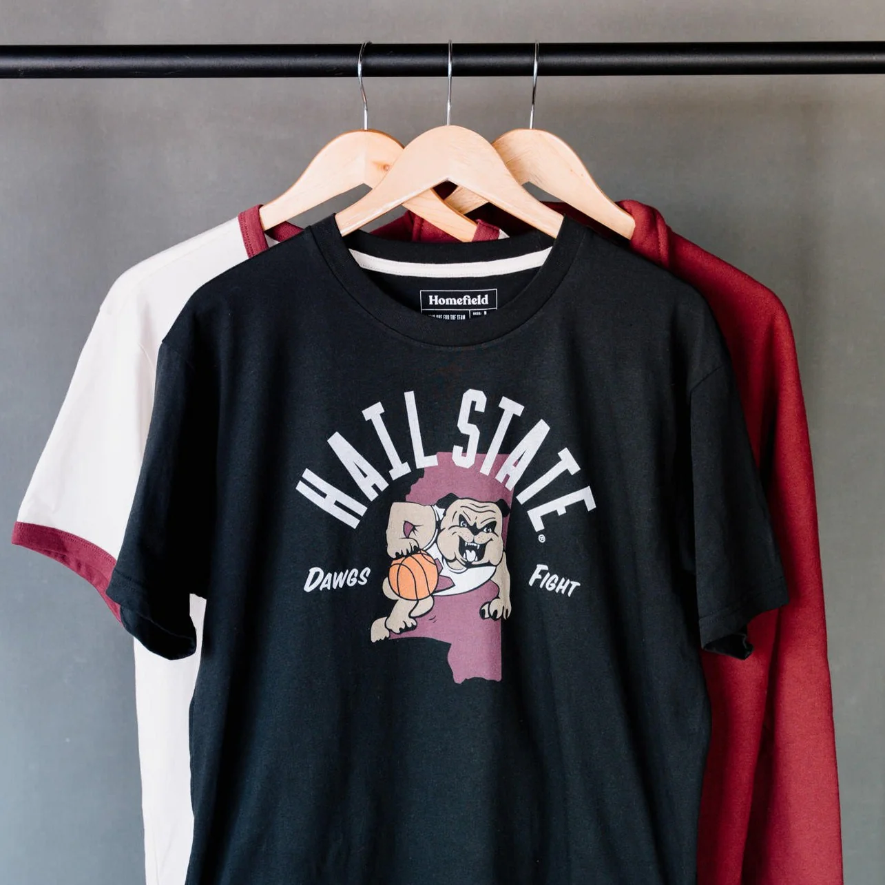 MSU "Hail State" Retro Basketball Tee - Image 2