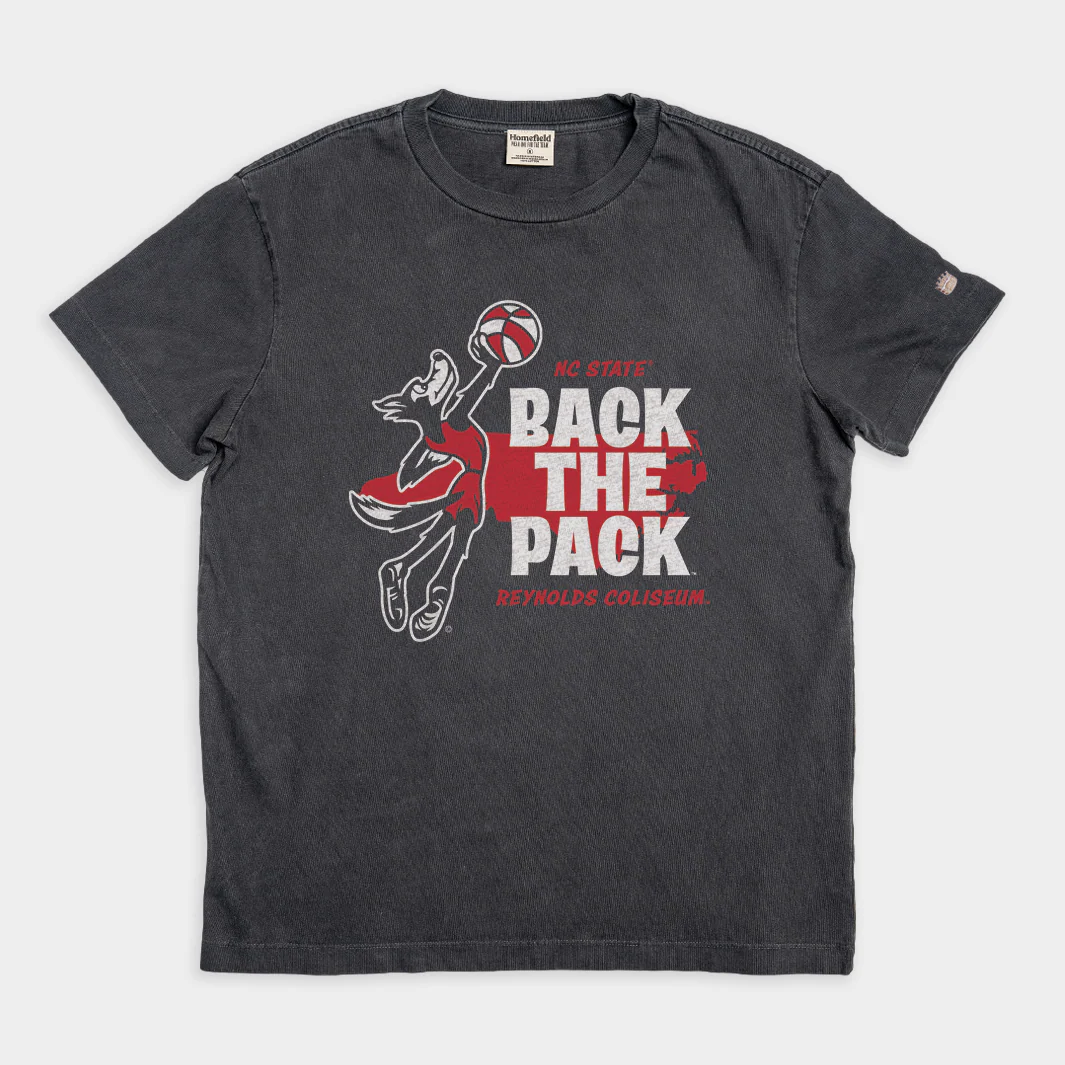 NC State Basketball "Back the Pack" Heavyweight Tee