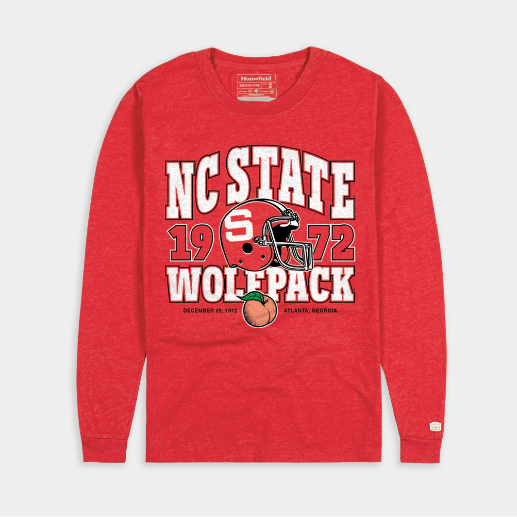 NC State Football 1972 Peaches Long Sleeve