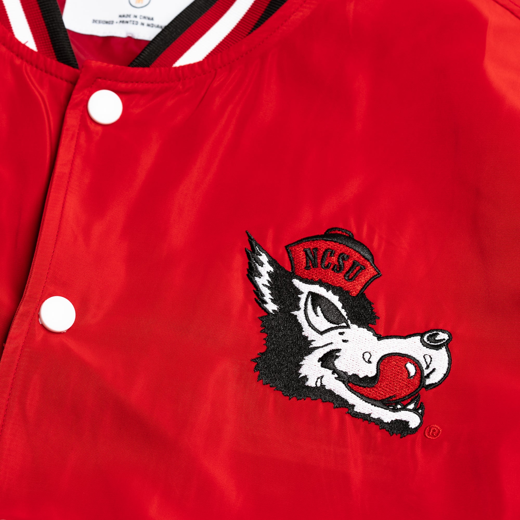 NC State Wolfpack Vintage Logo Bomber Jacket - Image 4
