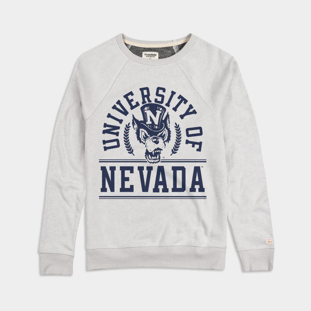 Nevada Wolf Pack Classic Vintage Logo Crewneck