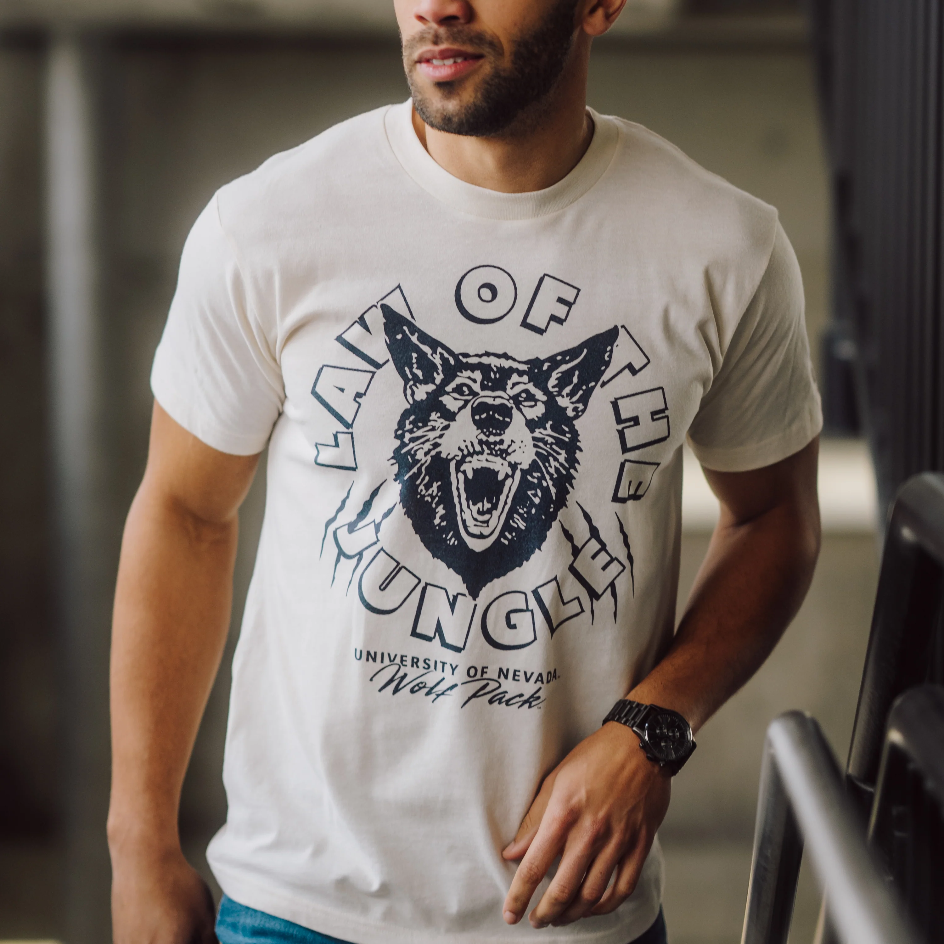 Nevada Wolf Pack "Law of the Jungle" Vintage Tee - Image 2