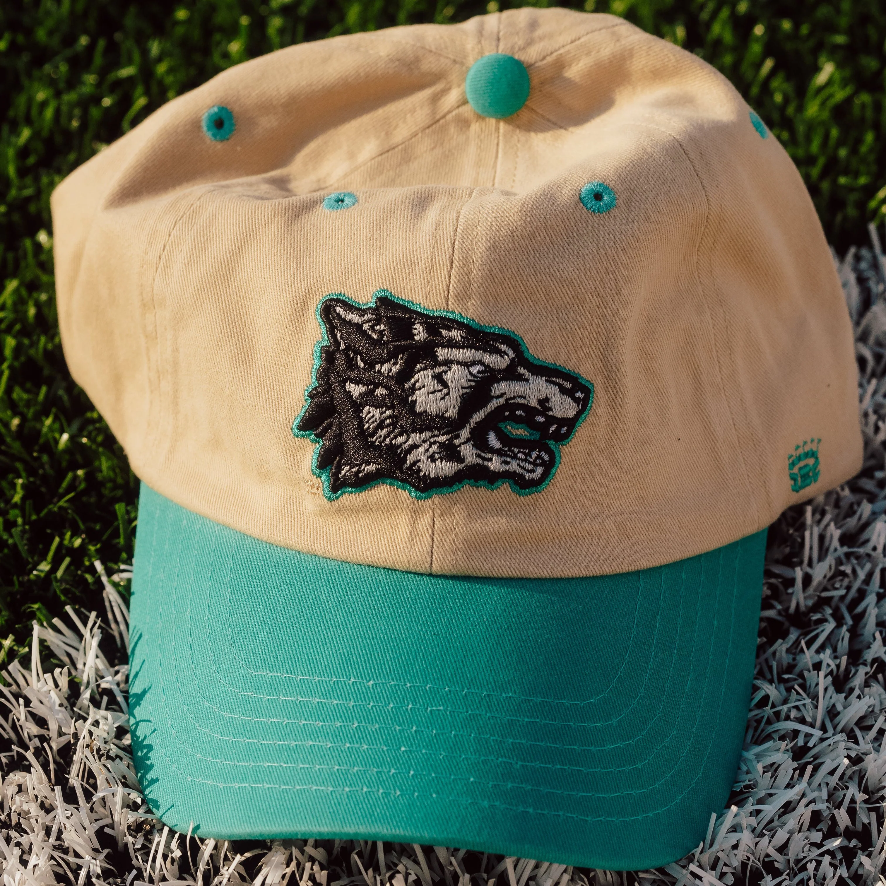 New Mexico Lobos Retro Two-Tone Dad Hat - Image 4