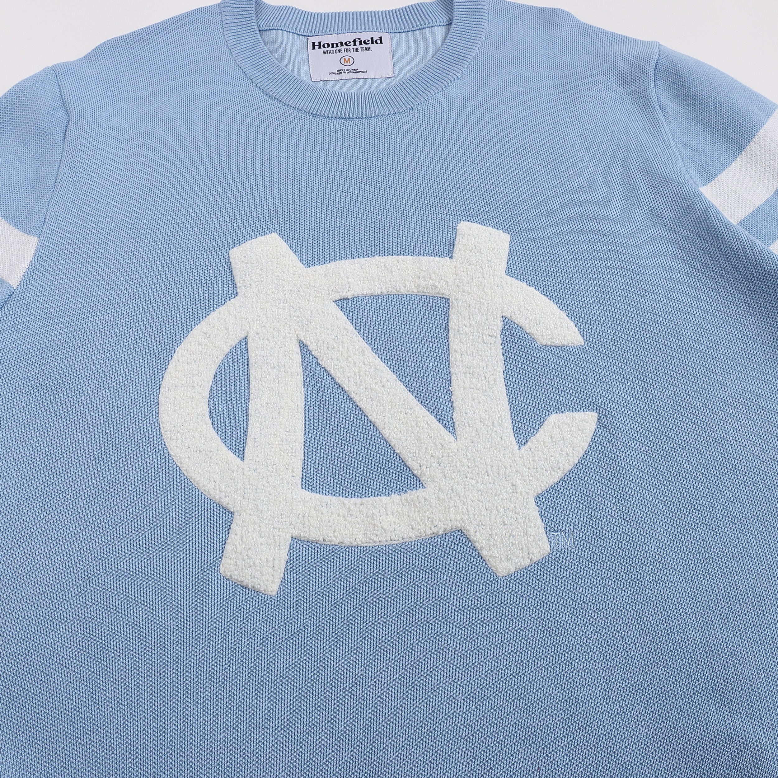 North Carolina Tar Heels Vintage Logo Knit Sweater - Image 3