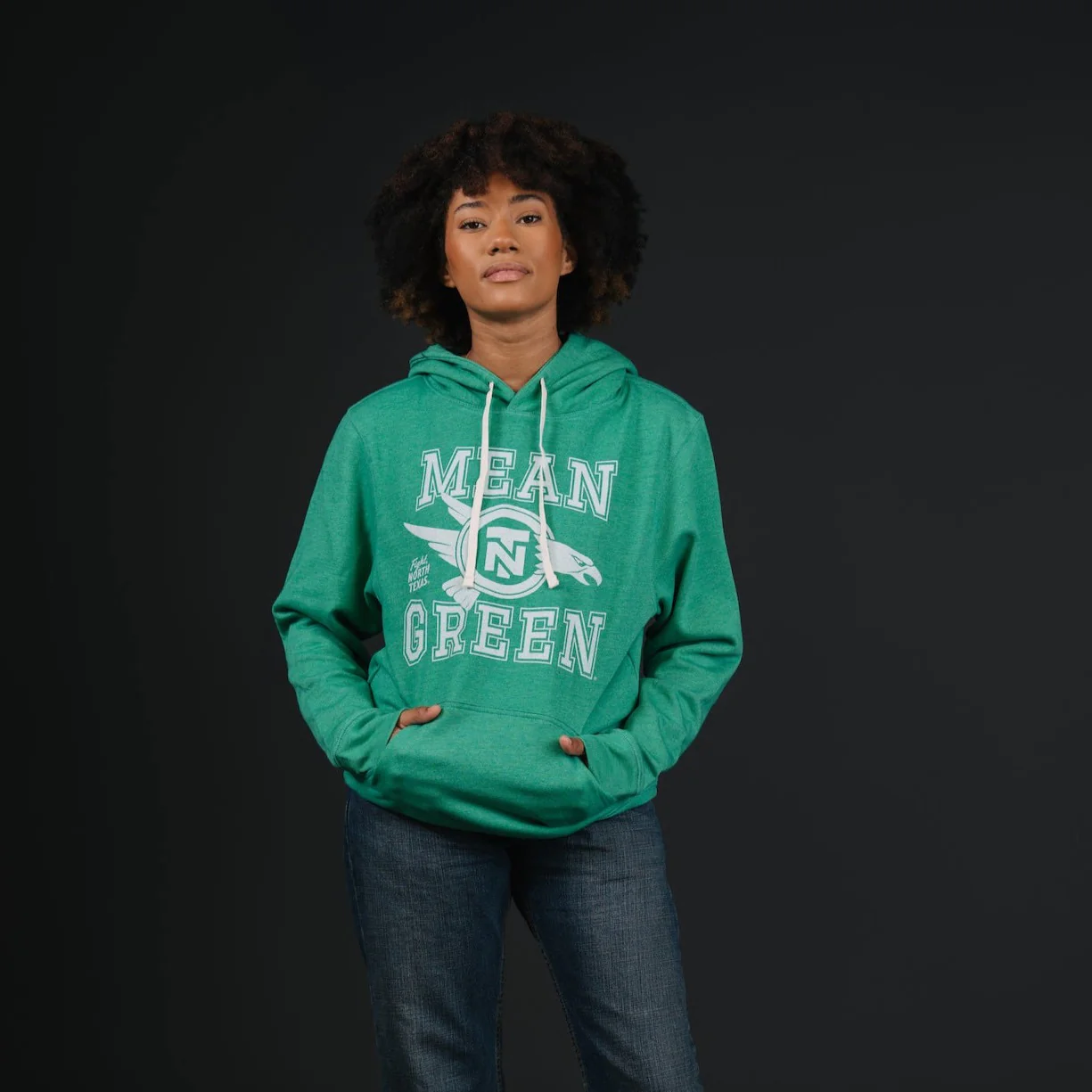 North Texas Mean Green Hoodie - Image 2