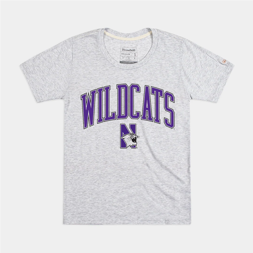 Northwestern Wildcats Classic Logo Women's Tee