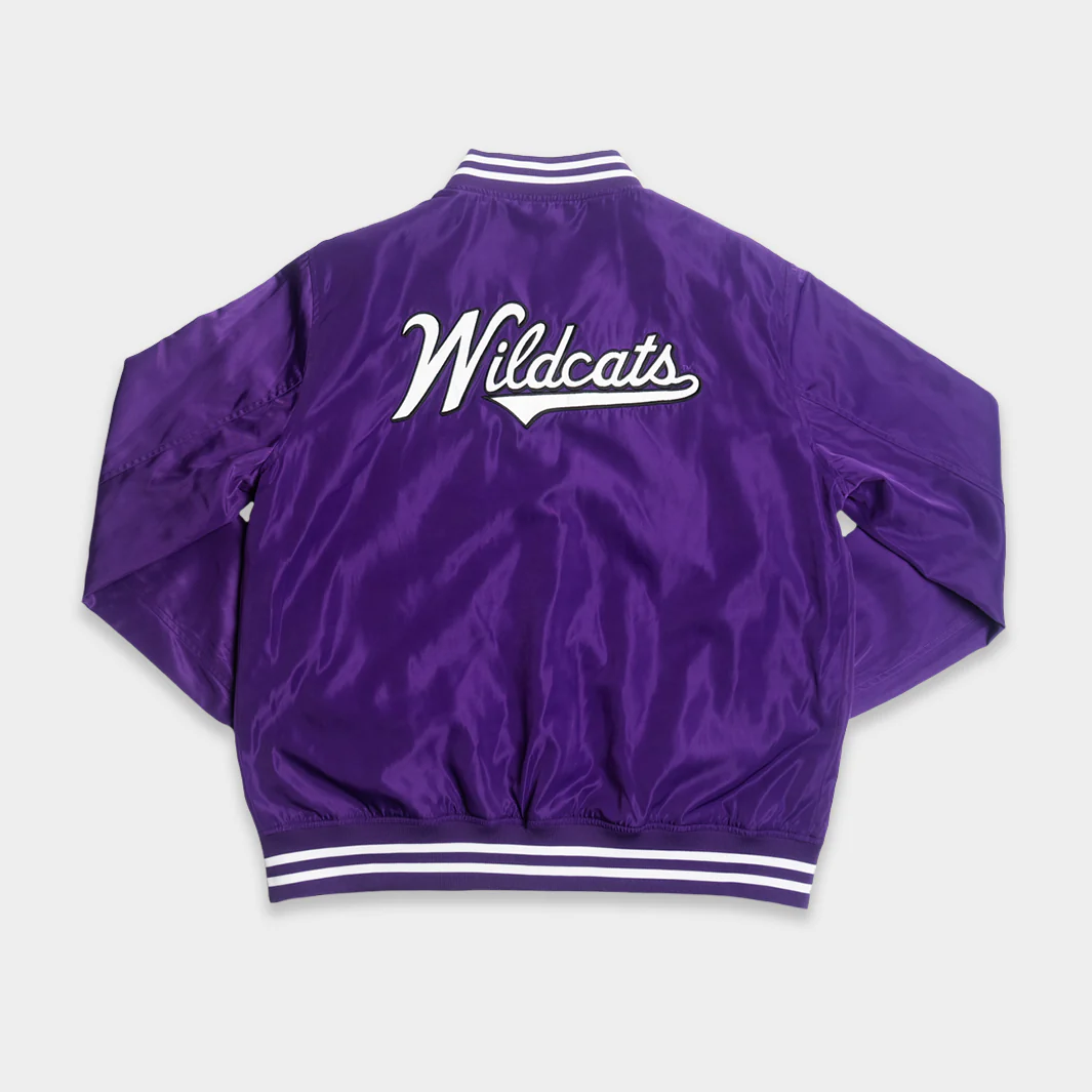 Northwestern Wildcats Vintage Script Bomber Jacket - Image 2