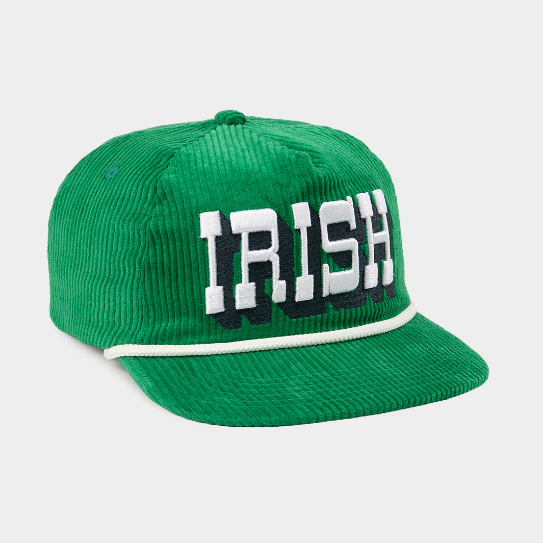 Notre Dame Fighting Irish Kelly Green Corduroy Hat - Image 2