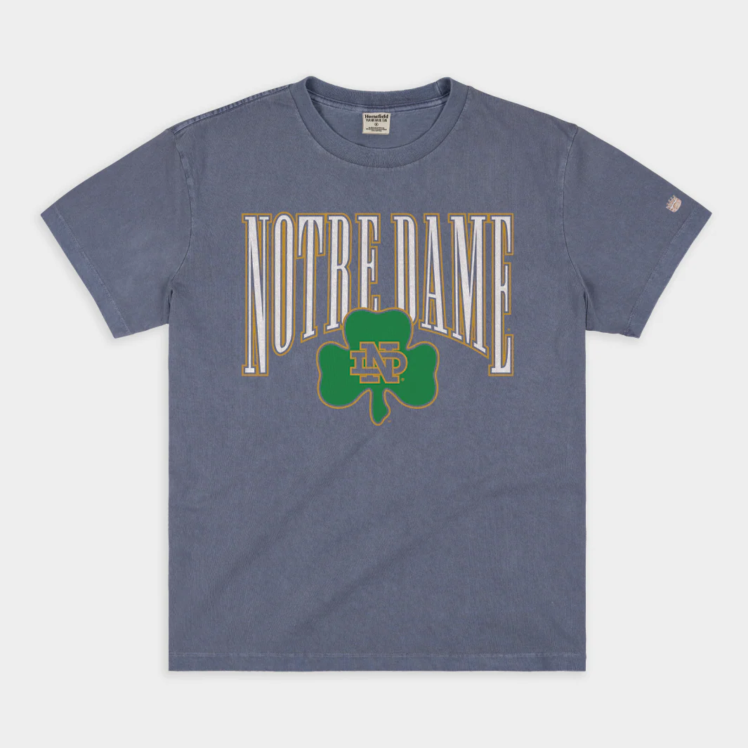 Notre Dame Fighting Irish Shamrock Vintage Heavyweight Tee