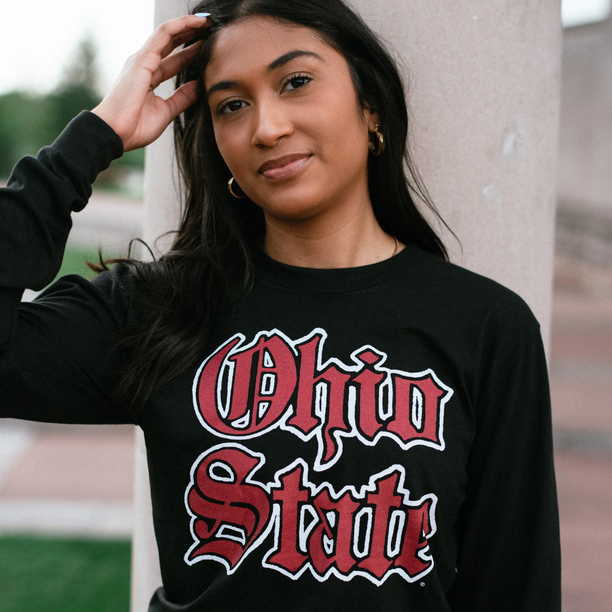 Ohio State Vintage Gothic Long Sleeve - Image 2