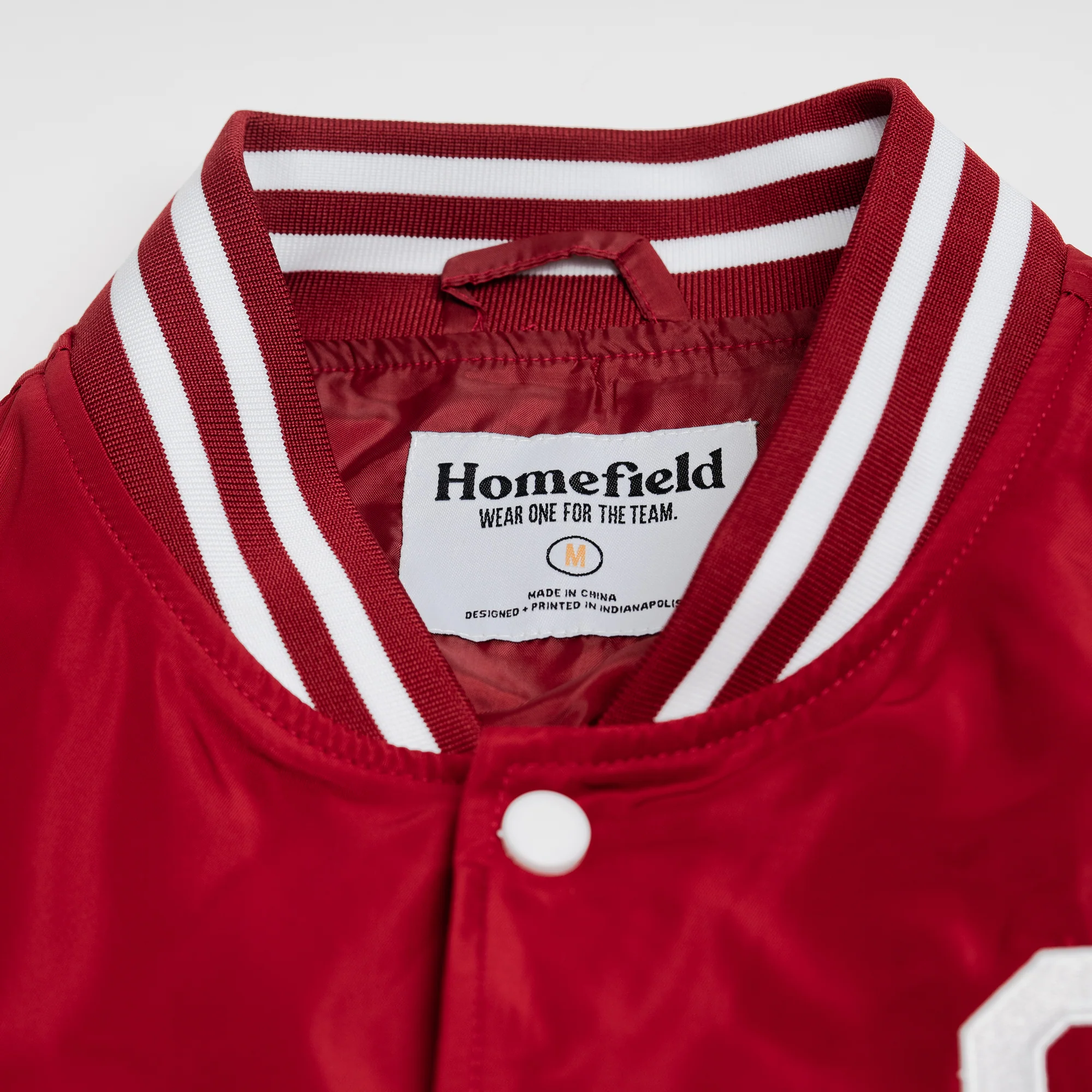 Oklahoma Sooners Vintage Script Bomber Jacket - Image 4