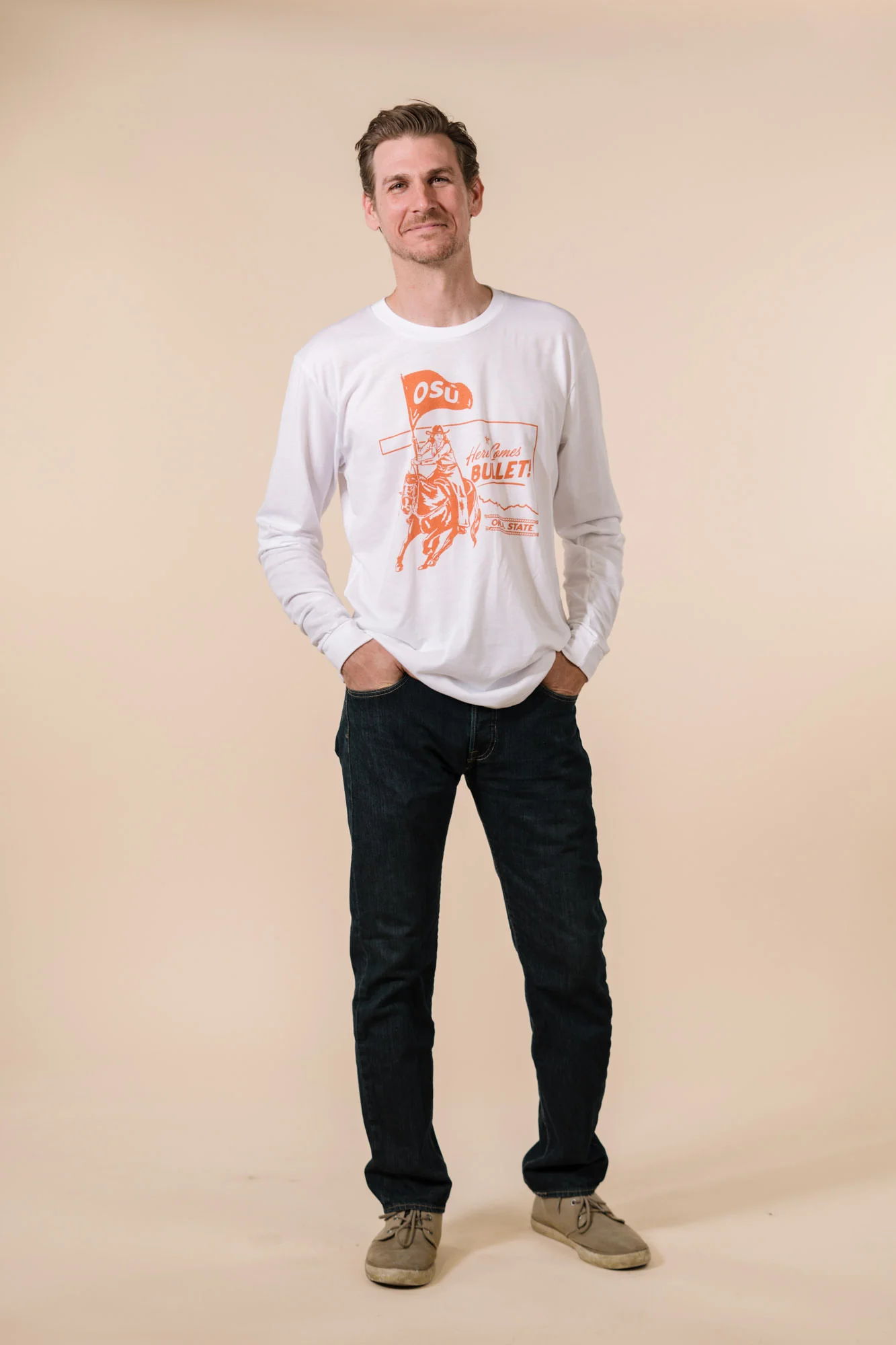 Oklahoma State Football "Here Comes Bullet!" Long Sleeve - Image 2