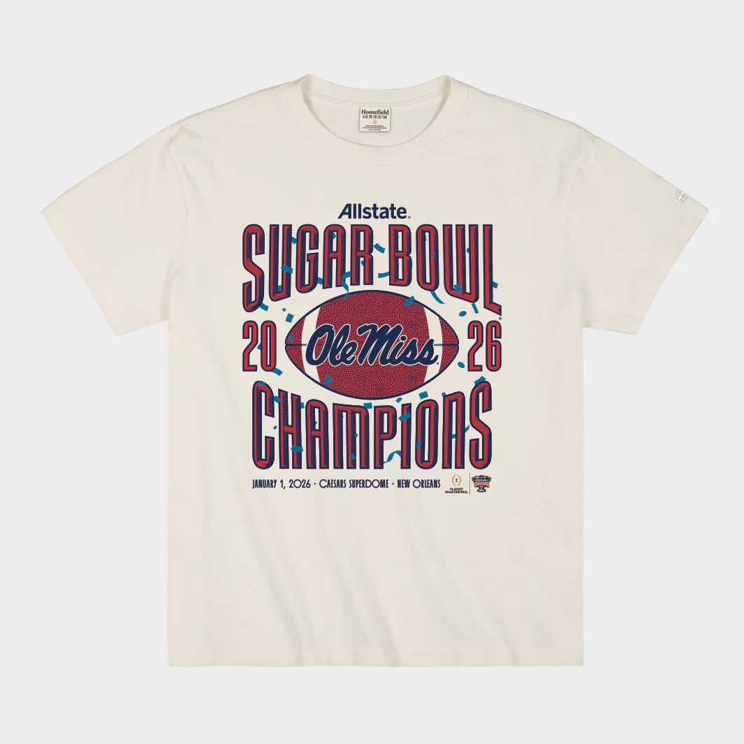 Ole Miss Rebels 2026 Sugar Bowl Champs Heavyweight Tee
