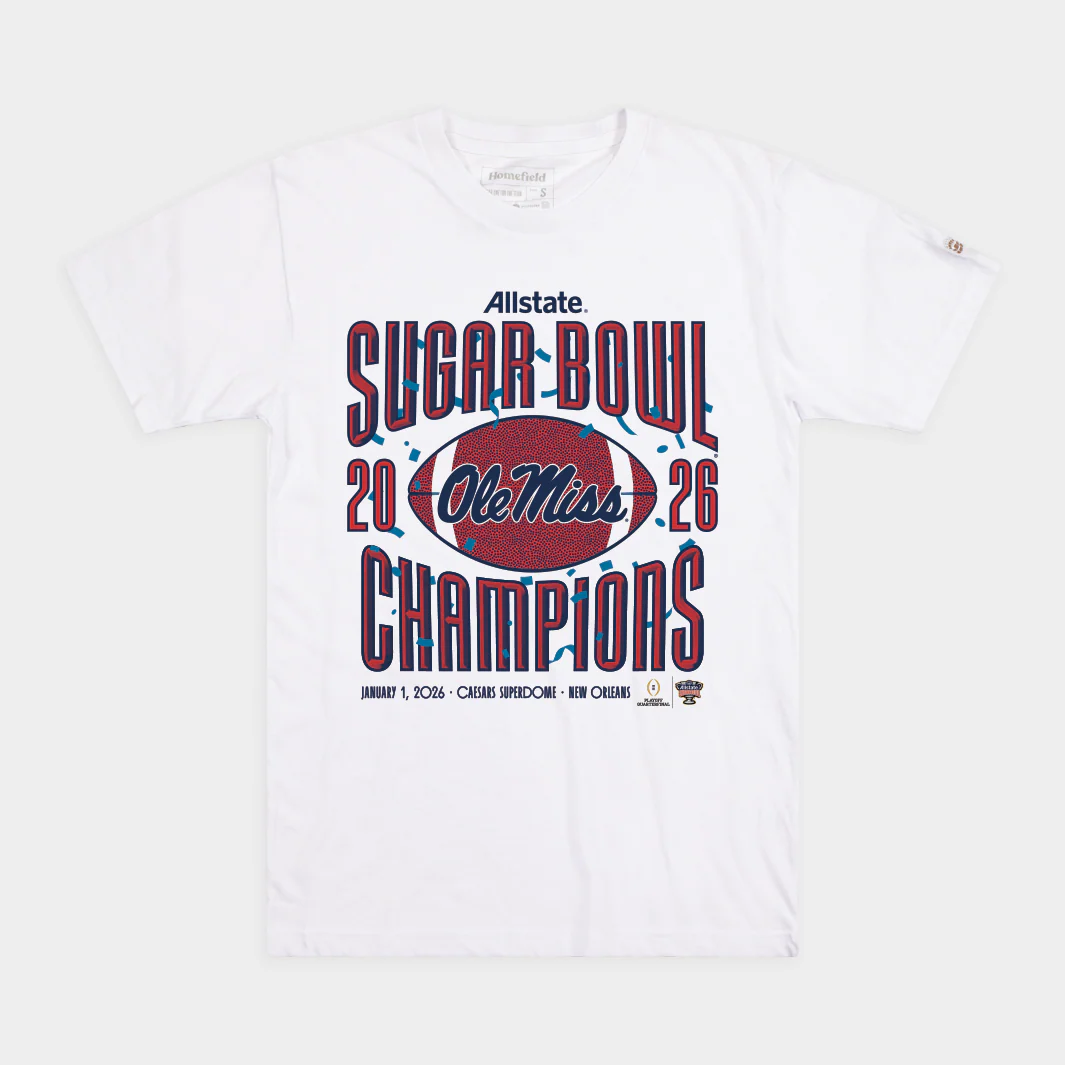 Ole Miss Rebels 2026 Sugar Bowl Champs Tee