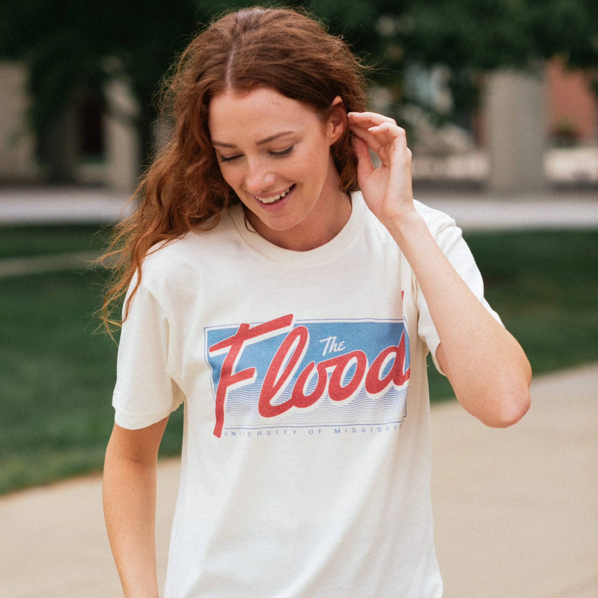 Ole Miss Retro "The Flood" Script Tee - Image 2