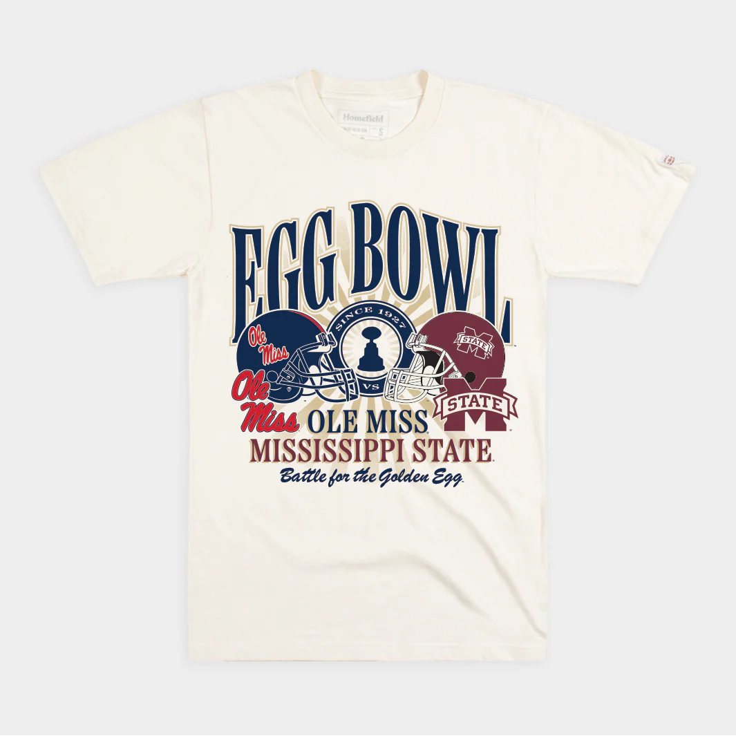 Ole Miss vs. Mississippi State Egg Bowl Rivalry Tee