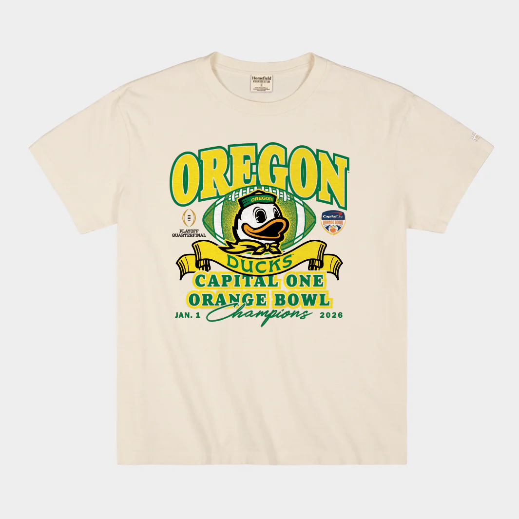 Oregon Ducks 2026 Orange Bowl Champs Heavyweight Tee