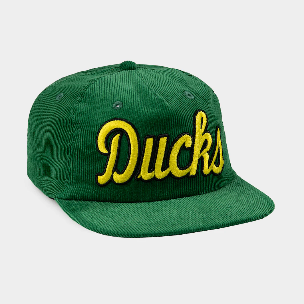 Oregon Ducks Classic Script Corduroy Hat - Image 2