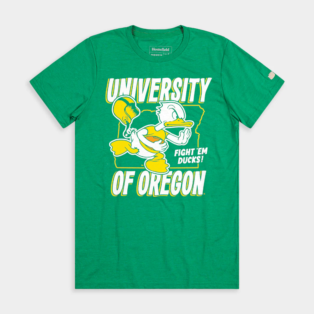 Oregon Football 1960s "Fight 'Em Ducks" Tee