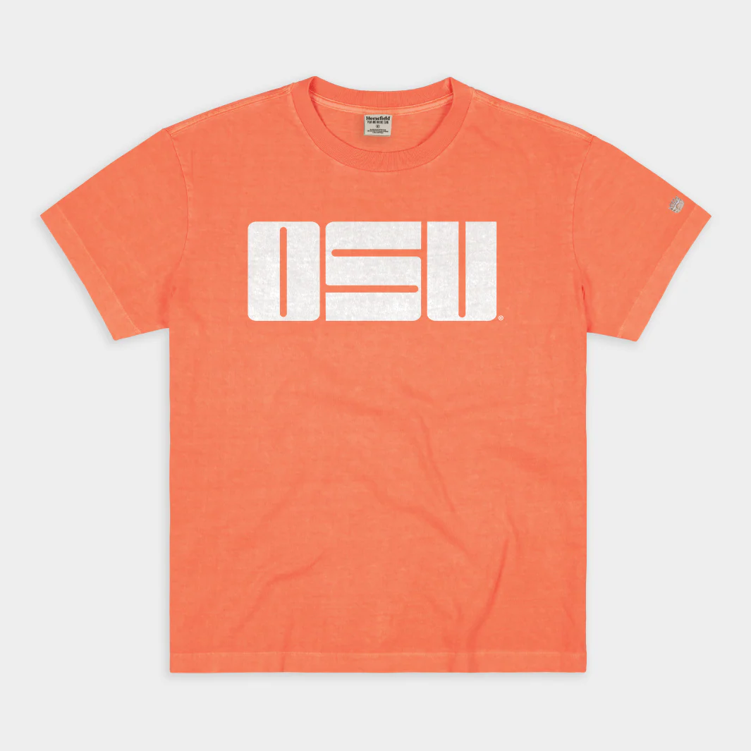 Oklahoma State OSU Retro Wordmark Vintage Heavyweight Tee