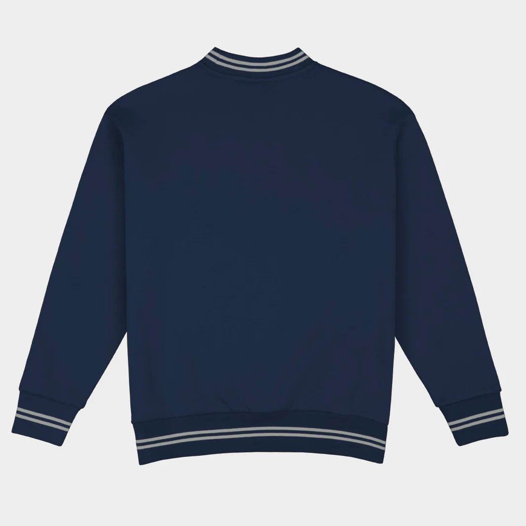 Penn State Football Embroidered Tri-Stripe Crewneck - Image 2