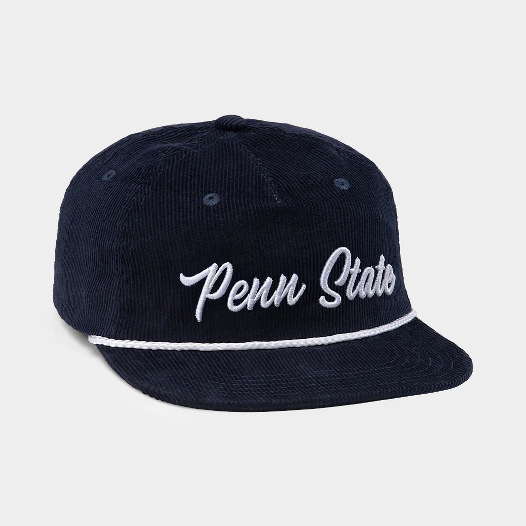 Penn State Retro-Inspired Script Corduroy Hat - Image 2