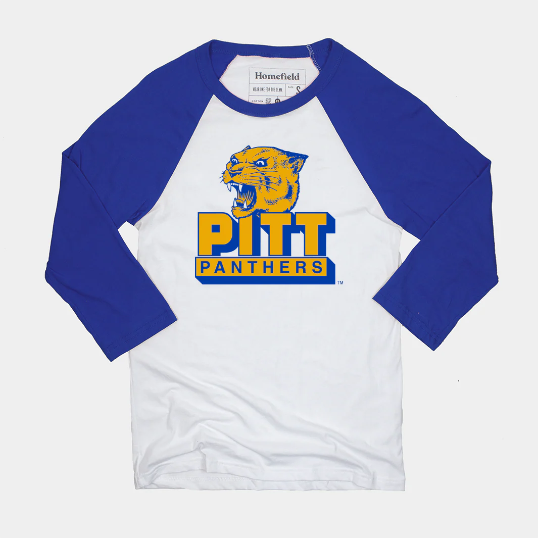 Pitt Growling Panther Baseball Tee