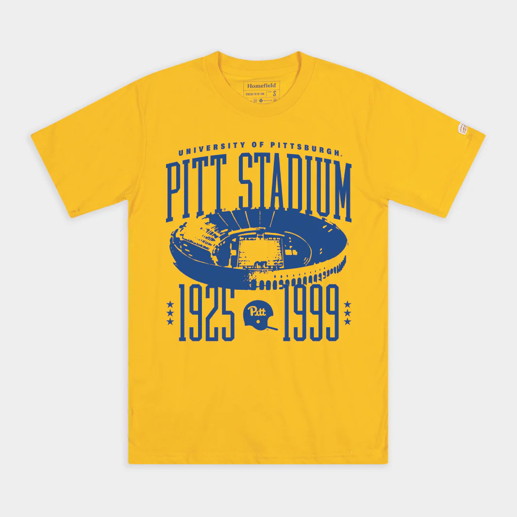 Pitt Panthers Retro Pitt Stadium Tee