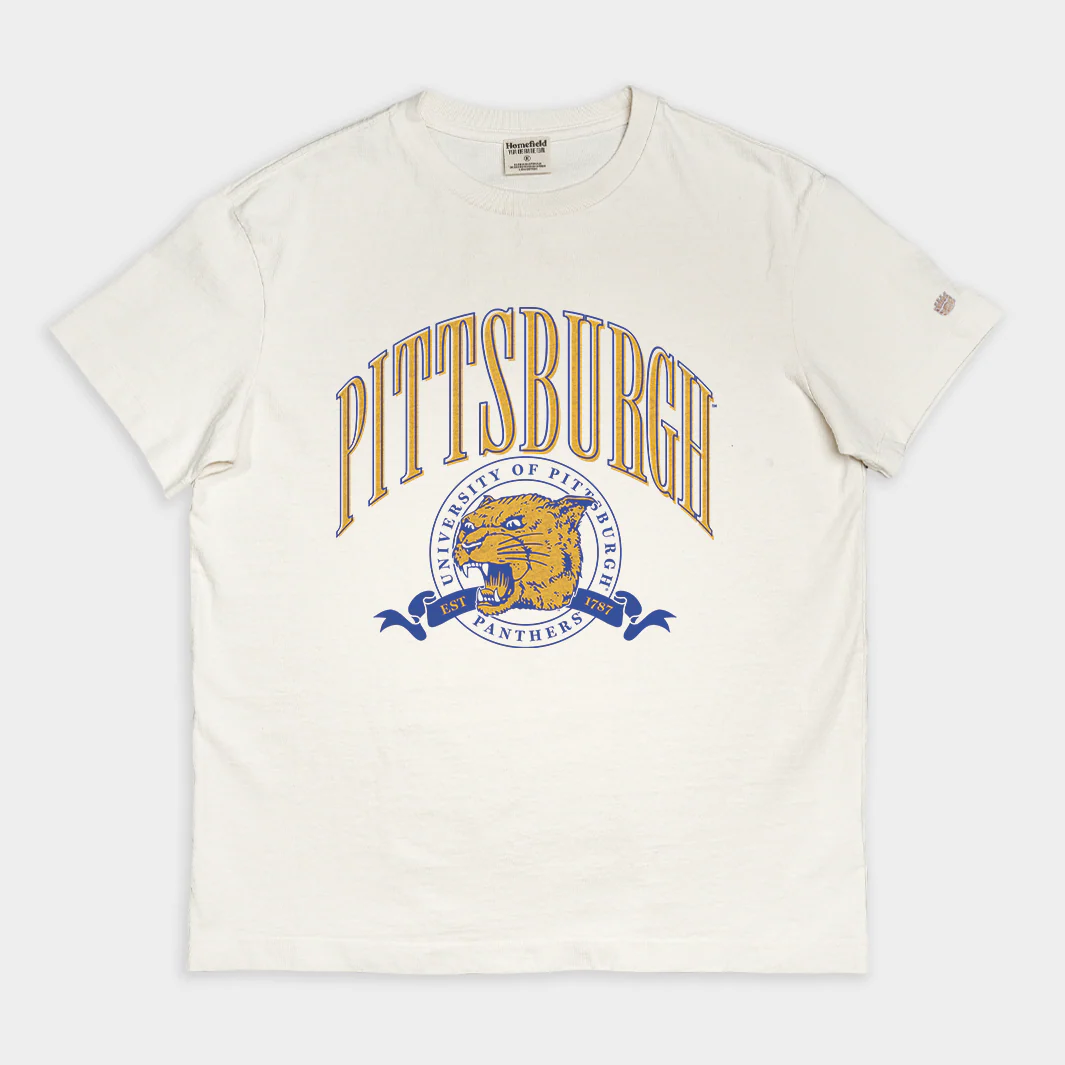 Pitt Panthers Vintage "Pittsburgh" Seal Vintage Heavyweight Tee