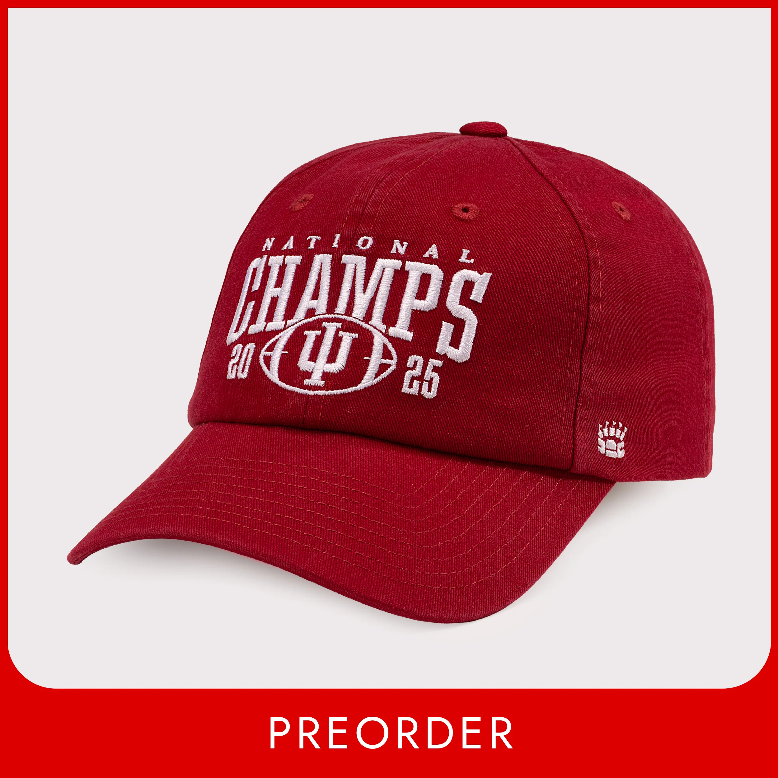 Indiana Hoosiers 2025 CFP National Champions Dad Hat