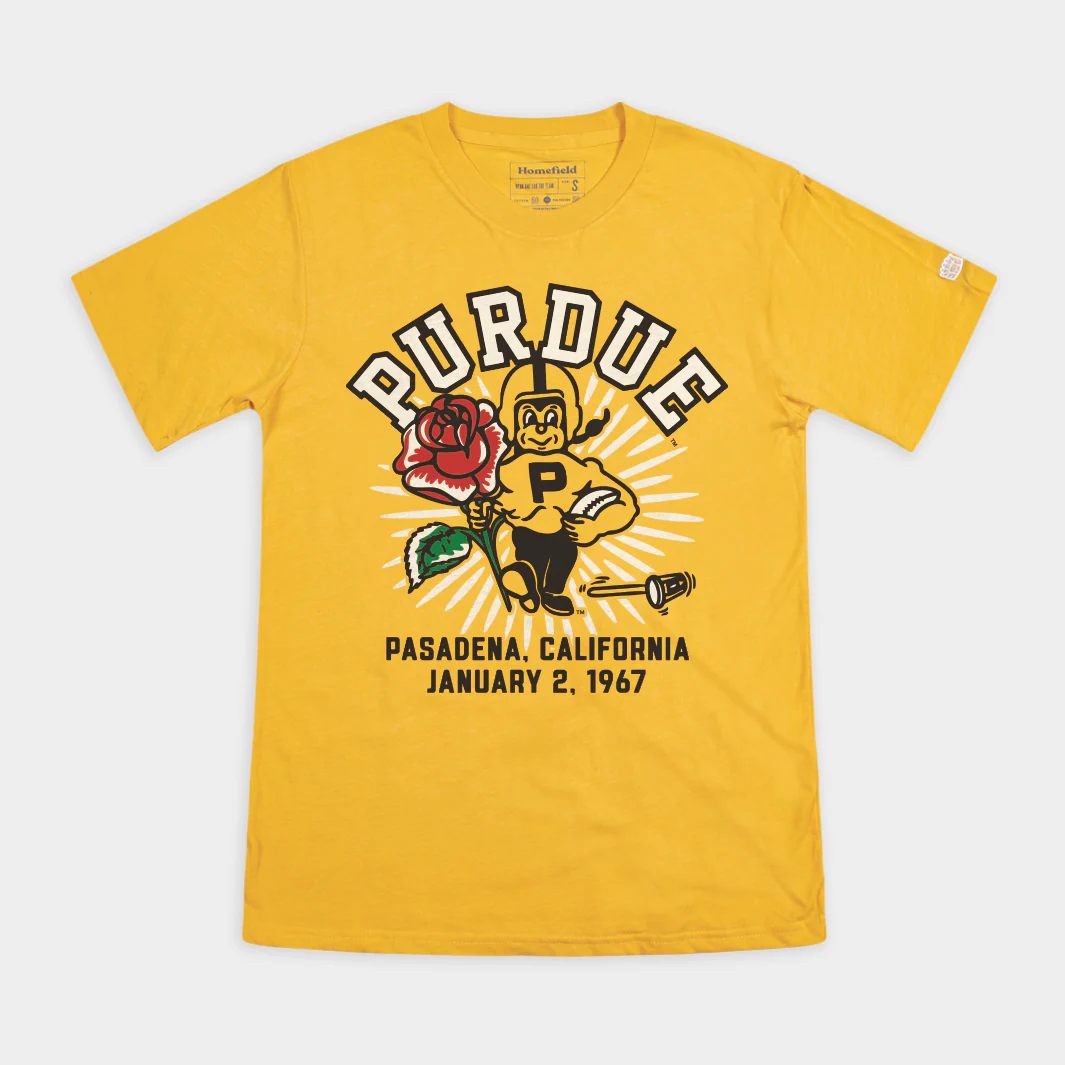 Purdue Football 1967 Roses Tee