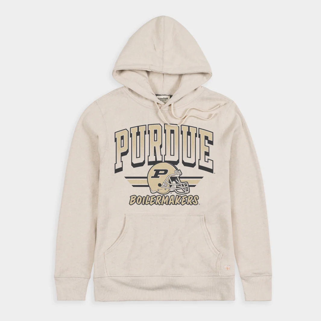 Purdue Football Helmet Throwback Hoodie