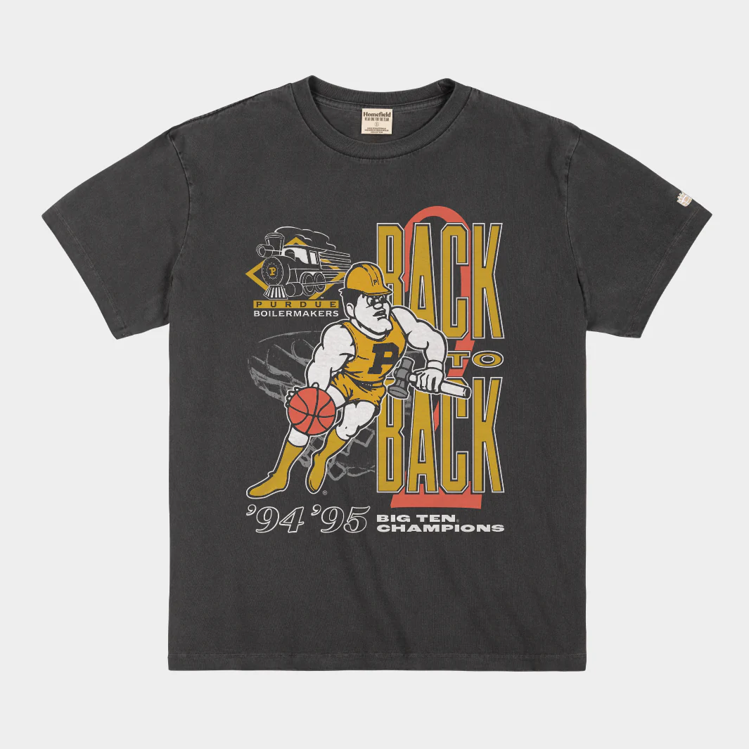 Purdue Men's Basketball 1994-95 Back-to-Back Big Ten Heavyweight Tee