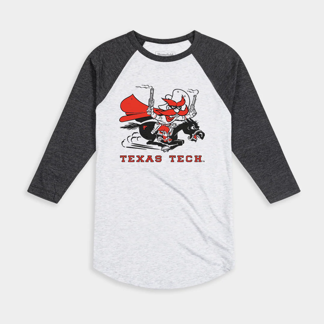 Raider Red Baseball Tee