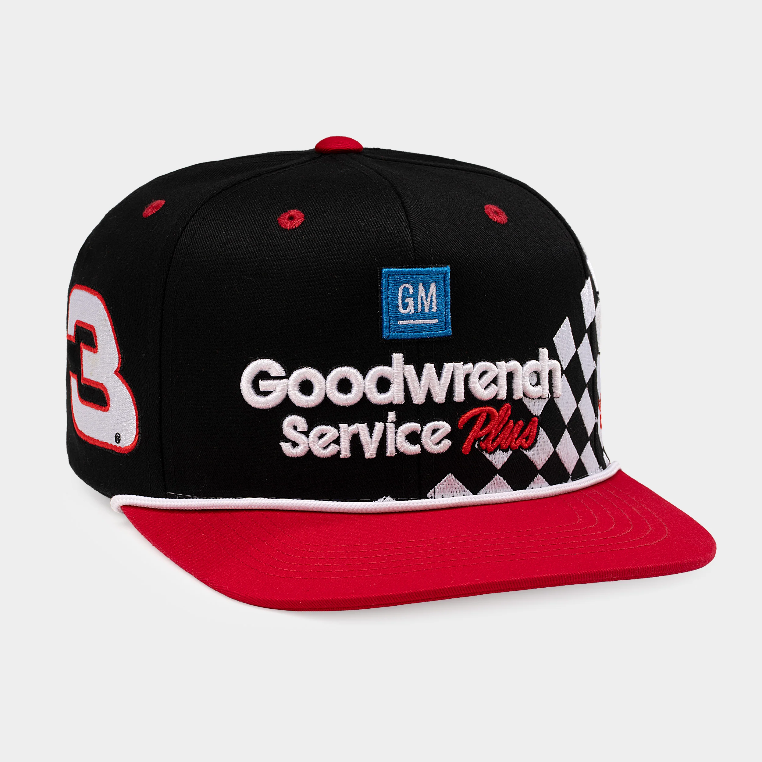 RCR Goodwrench No. 3 Checkered Snapback Hat - Image 2