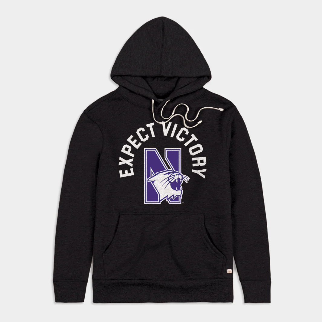 Retro 1995 Northwestern "Expect Victory" Football Hoodie