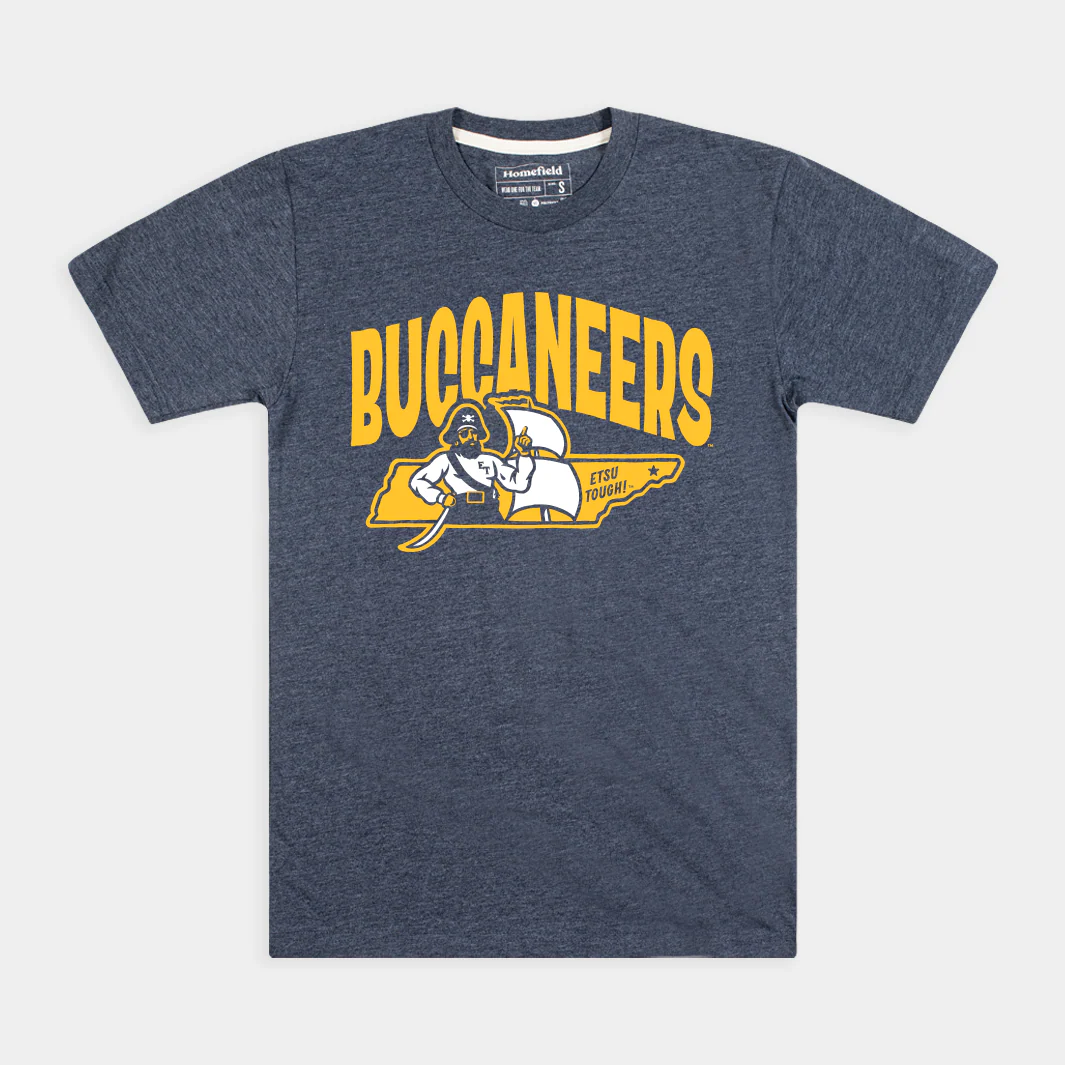 Retro Buccaneers "ETSU Tough!" Tee