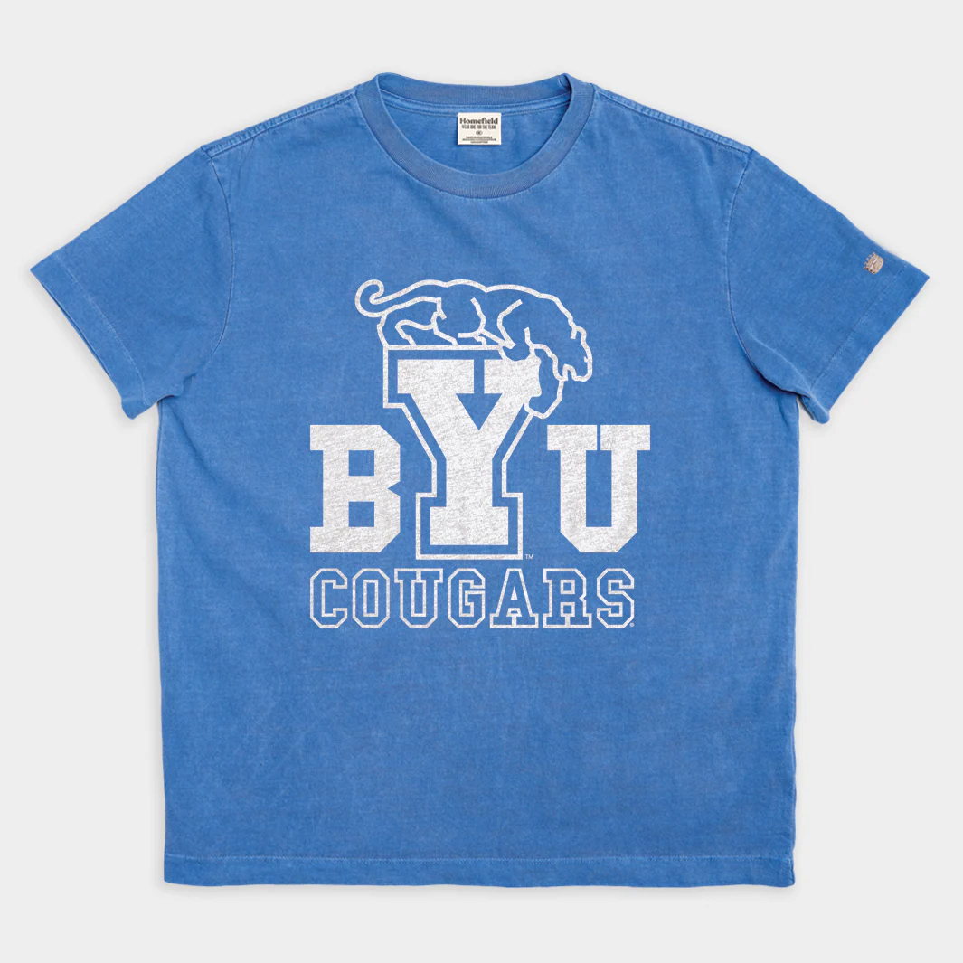 Retro BYU Cougars Vintage Heavyweight Tee