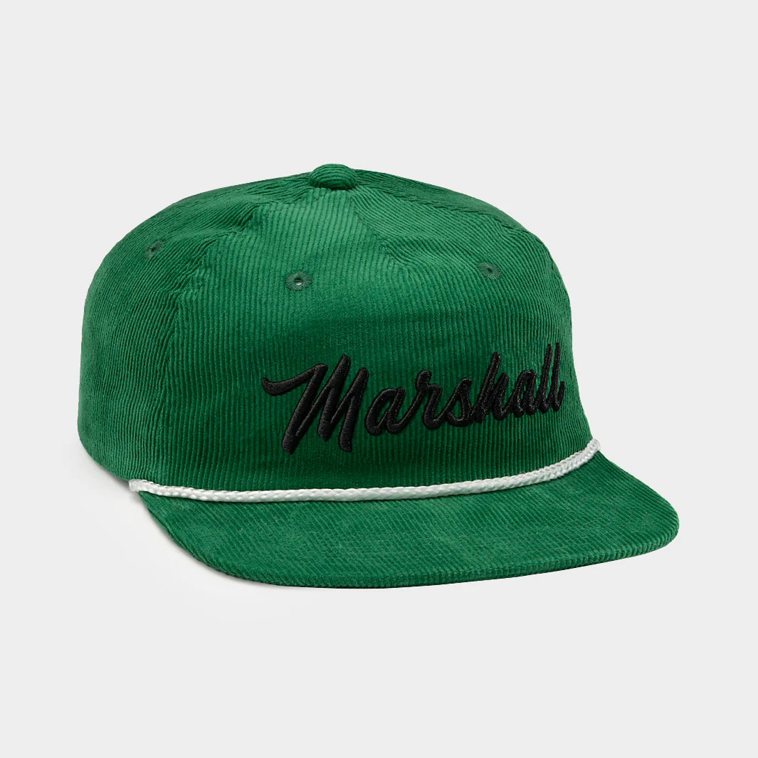 Retro-Inspired Marshall Script Corduroy Hat - Image 2
